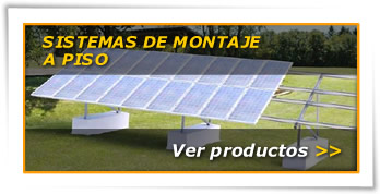 Sistemas de Montaje de Módulos Fotovoltaicos a Piso